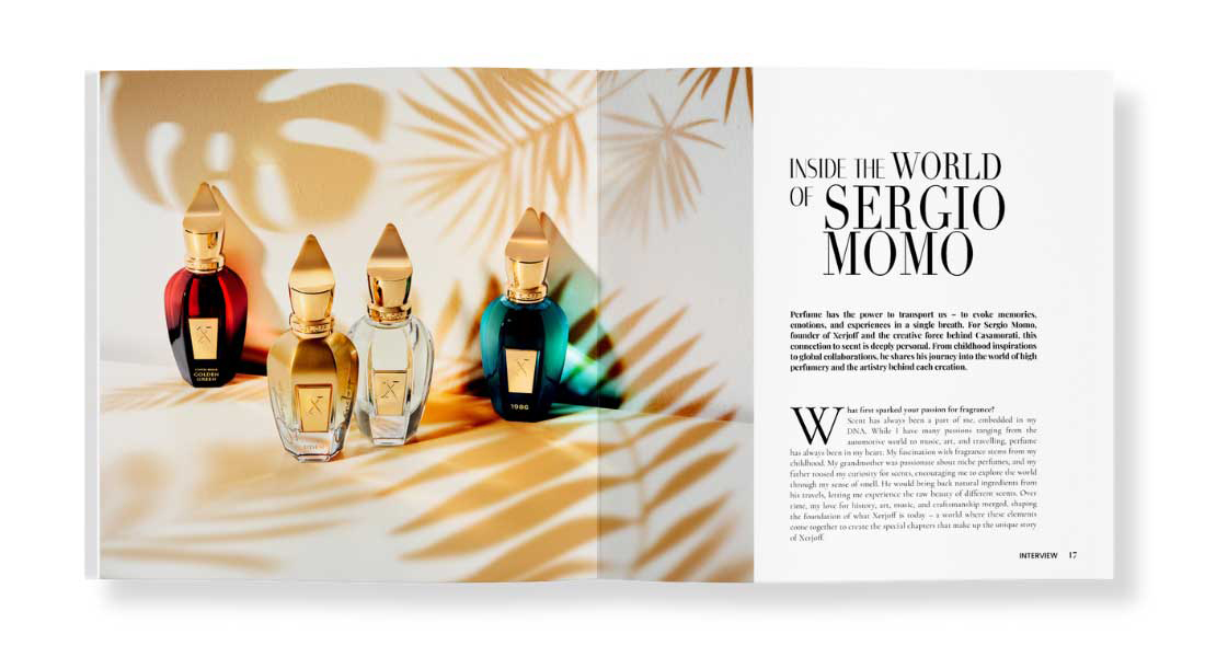 Exclusive Interview with Sergio Momo of Xerjoff - Le Parfum Magazine Chapter 6